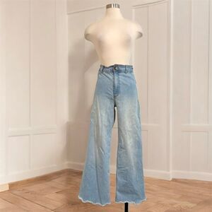Billabong Blue High Waisted Wide Leg Jeans 30” 27”